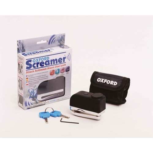 OXFORD-SCREAMER ALARM DISC LOCK-MOTOR CYCLE ACC.